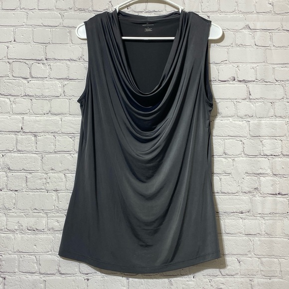 Worthington top no sleeves in gray - Picture 1 of 6